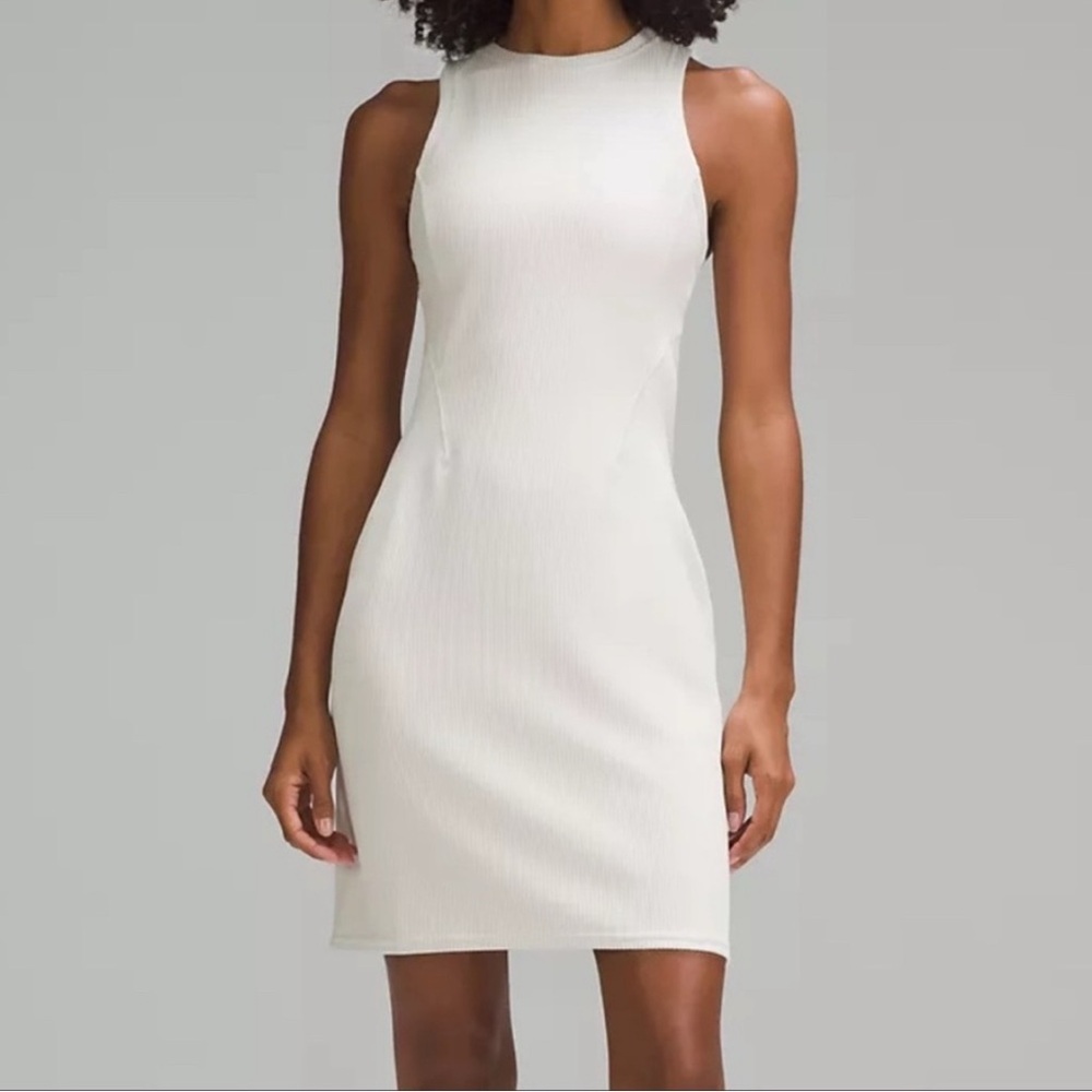 Lululemon Ribbed Softstreme Slim-Fit Tank Dress